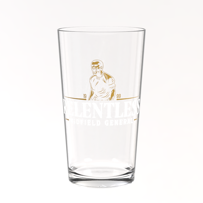 Relentless Keane Pint Glass