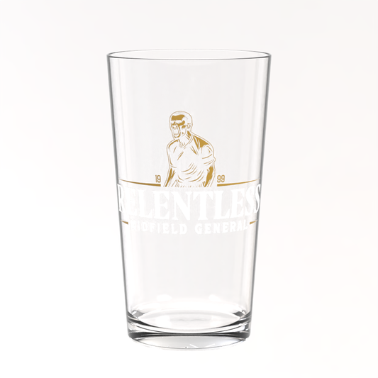 Relentless Keane Pint Glass