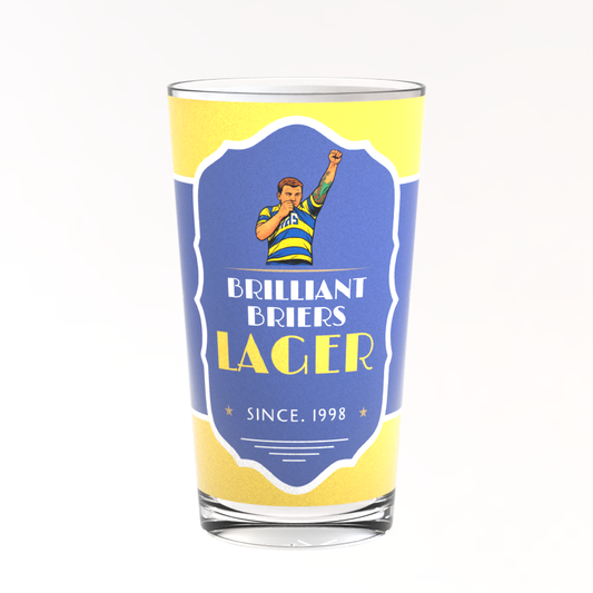 Brilliant Briers Pint Glass