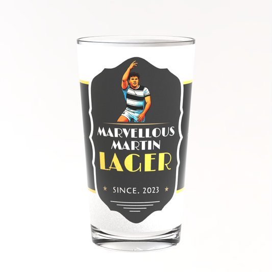 Marvellous Martin Pint Glass
