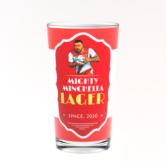 Mighty Minchella Pint Glass