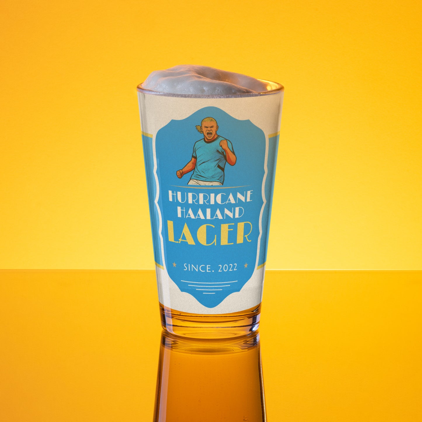 Hurricane Haaland Pint Glass