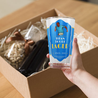 Titan Toure Pint Glass