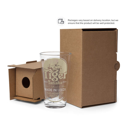 Tiger Tanaka Pint Glass