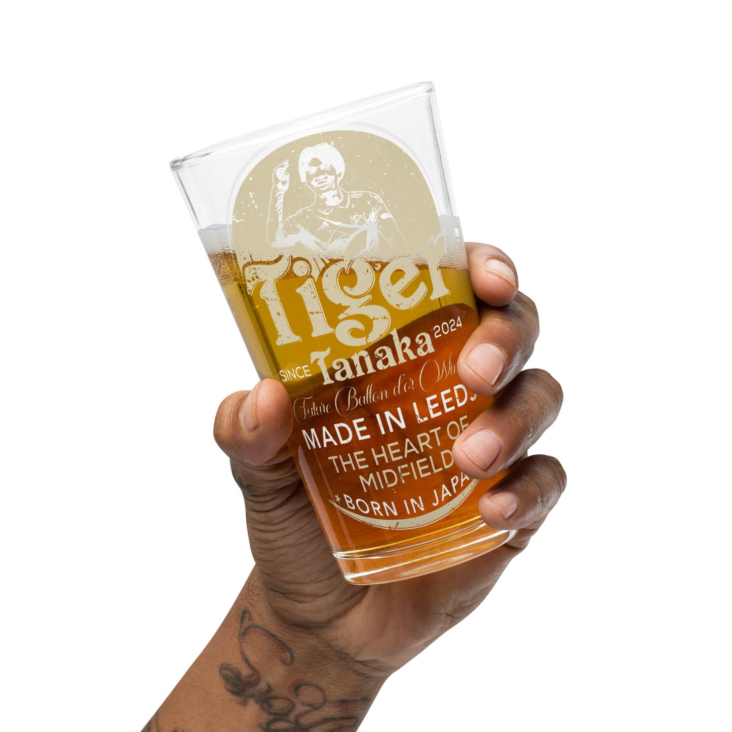 Tiger Tanaka Pint Glass