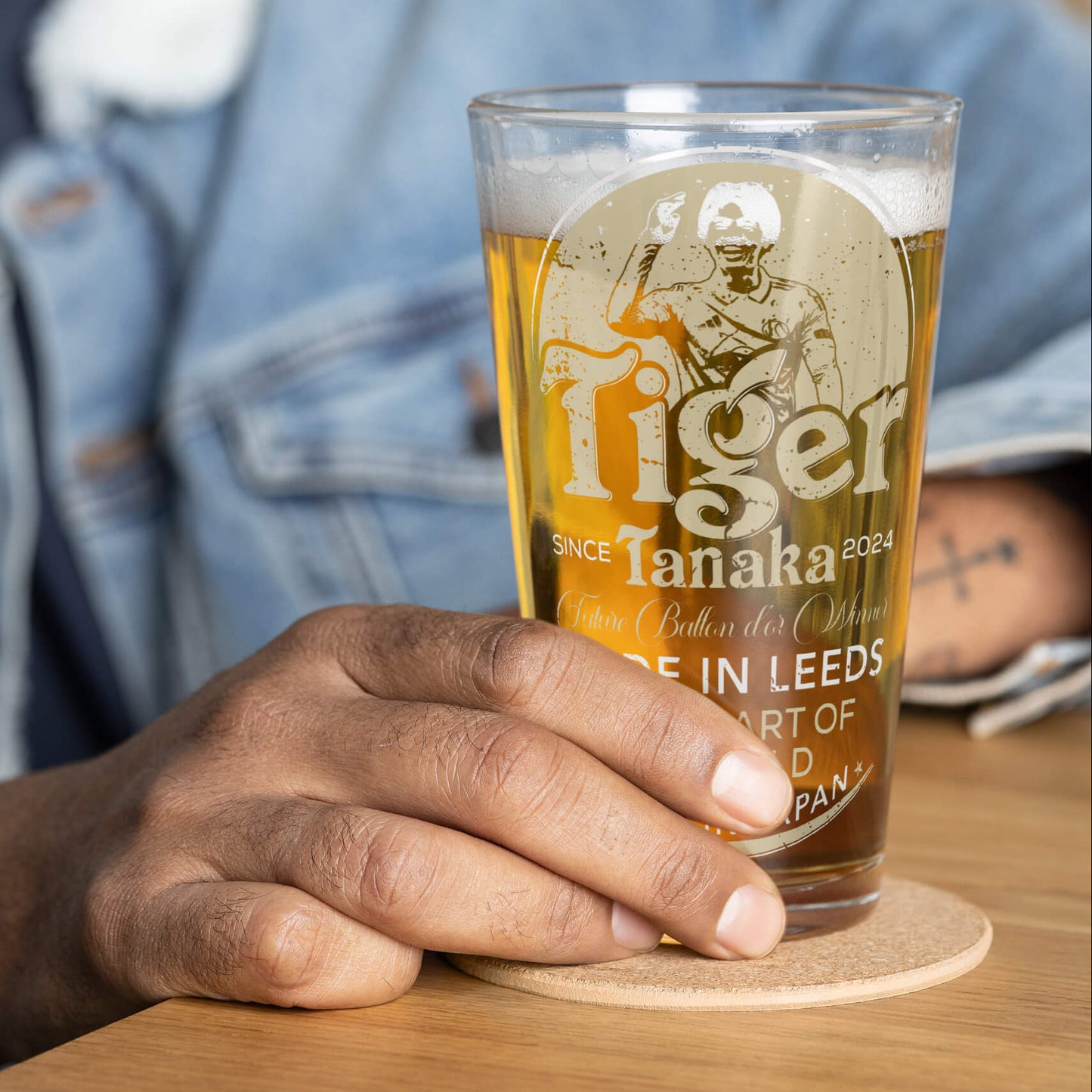 Tiger Tanaka Pint Glass